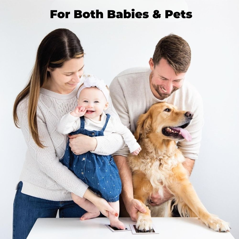 Inkless Baby Foot & Hands Print Kit (Including Cards and Inkpad)