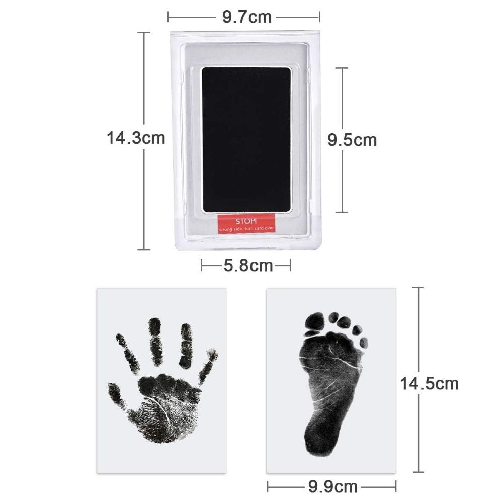 Inkless Baby Foot & Hands Print Kit (Including Cards and Inkpad)